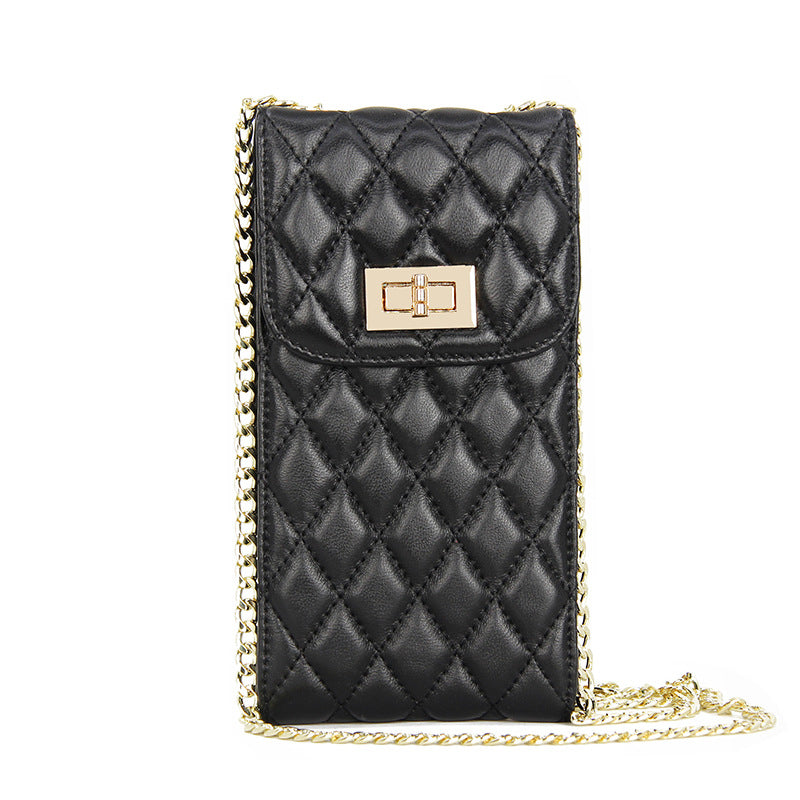 Women's Style Sheepskin Summer Large Capacity Mobile Bags