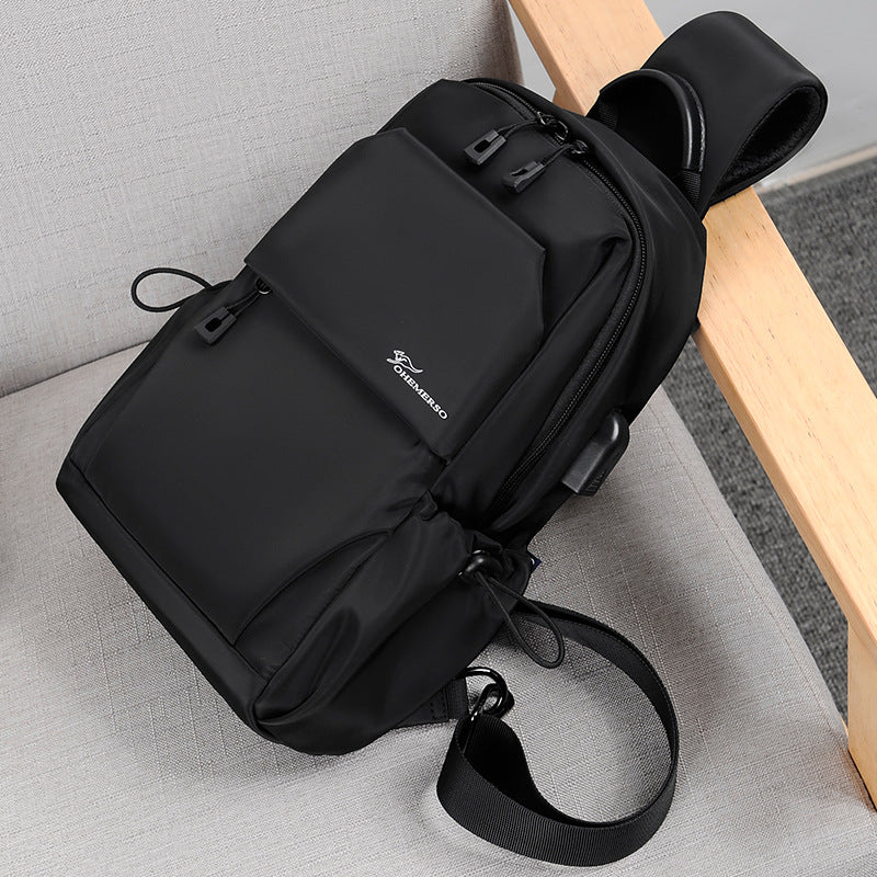 Men's Kangaroo Waterproof Oxford Cloth Fashion Men's Messenger Bags