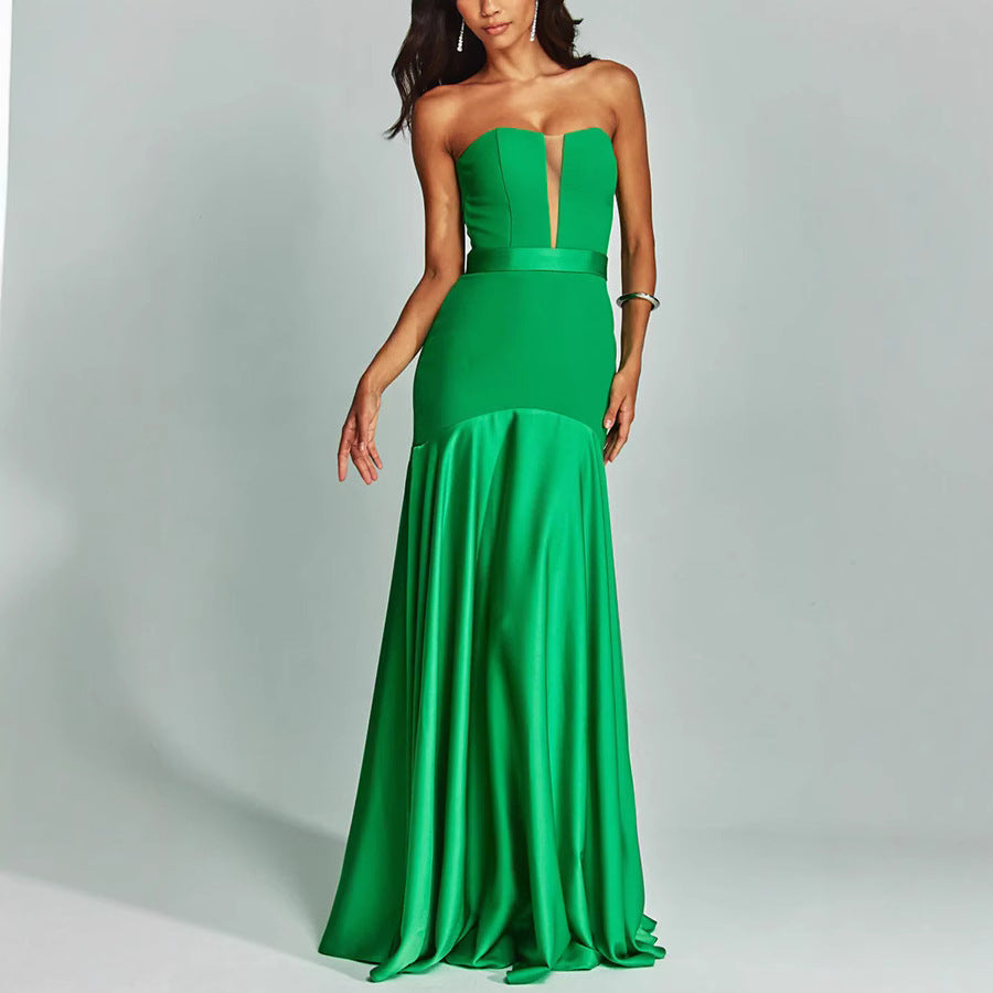 Women's Stitching Dress Casual Party Sleeveless For Dresses