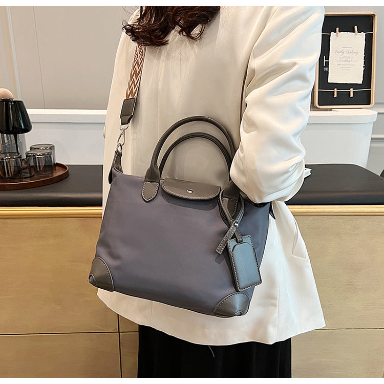 Women's High-grade Nylon Cloth Portable Dumpling Medium-sized Bags