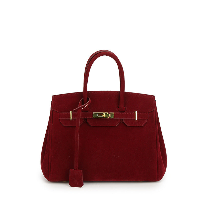 Women's Mild Luxury Retro Portable Platinum Large Tote Bags