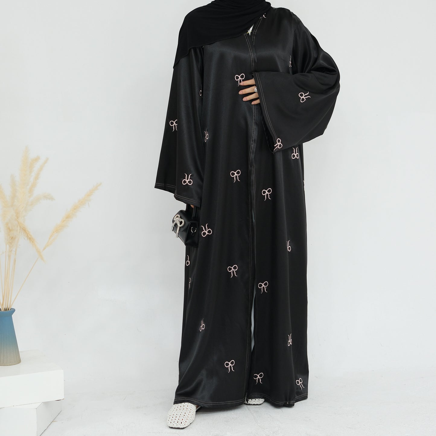 Trendy Unique Elegant Turkish Bow Embroidered Cardigans