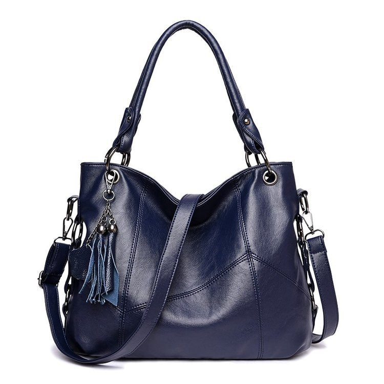 Women's Large Capacity Soft Leather Fashion Mother Shoulder Bags