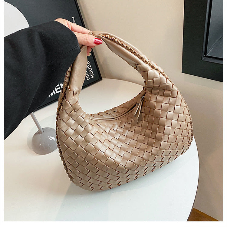 Women's Style High Sense Woven Elegant Underarm Bags