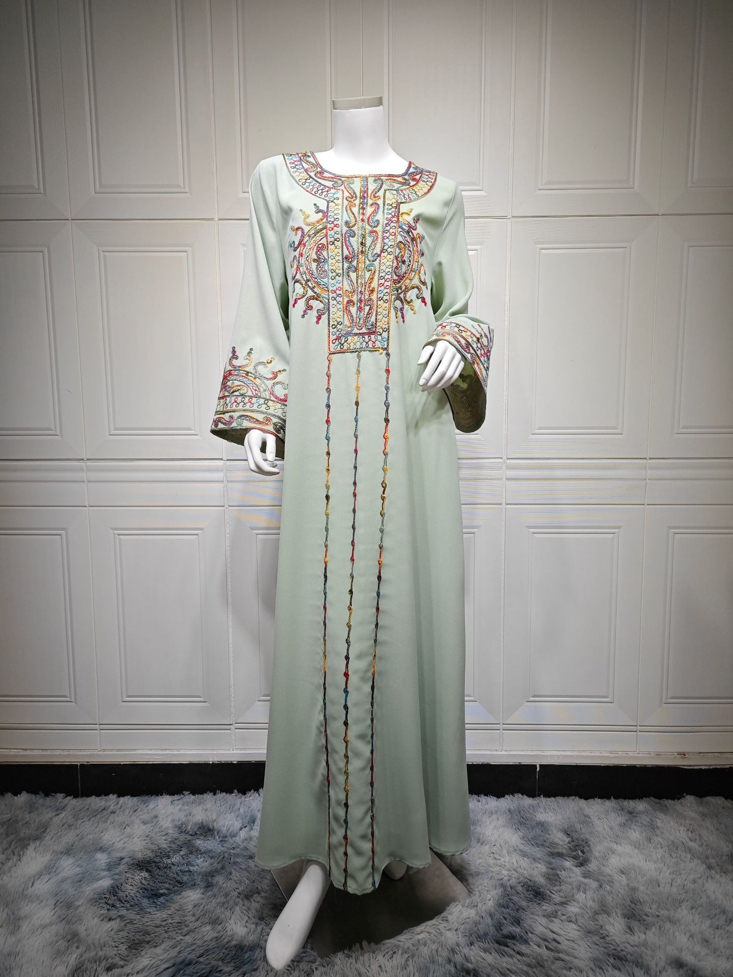 Creative Robe Arabian Gown Embroidery Dress Clothing