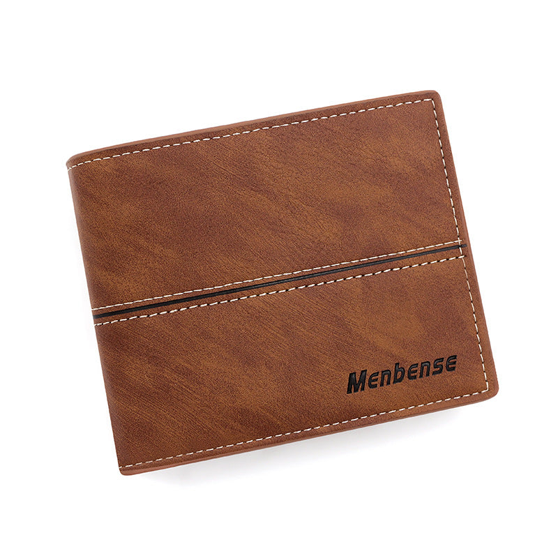Men's Short Business Fashion Simple Soft Leather Men's Wallet