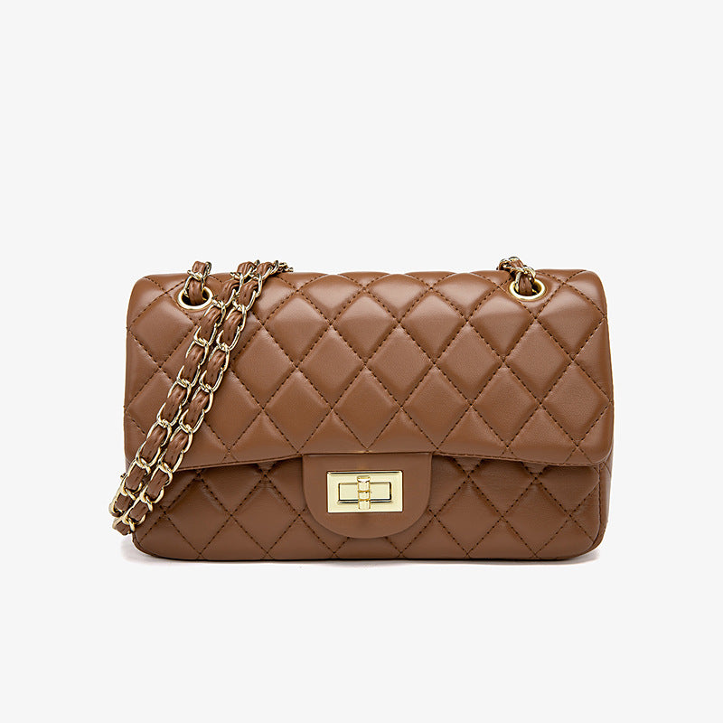 Women's Summer Chain Classic Style Diamond Solid Crossbody Bags