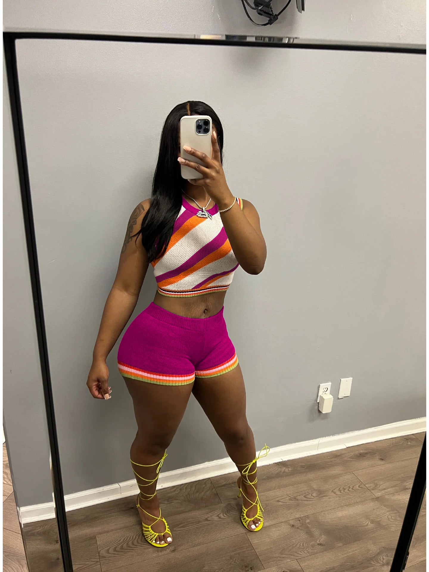 Women's Fashion Sleeveless High Waist Slim Fit Hip Suits