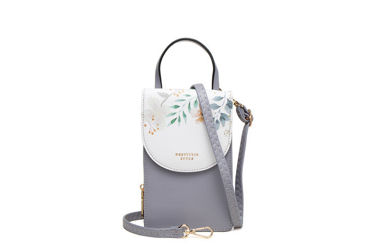 Simple Mobile Printed Touch Screen Mini Ladies Wallets