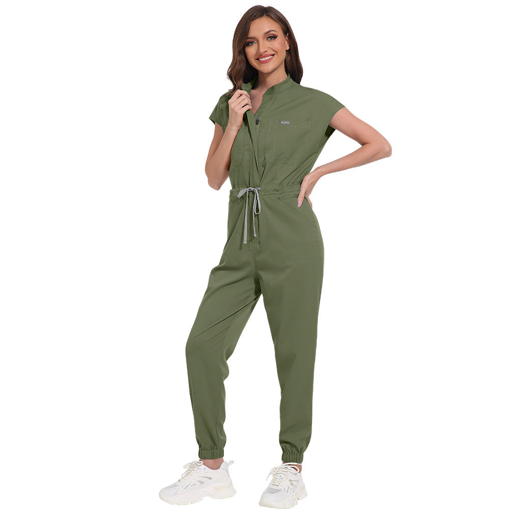 Women's & Men's & Pocket Stand Collar High Quality Operating Room Uniform