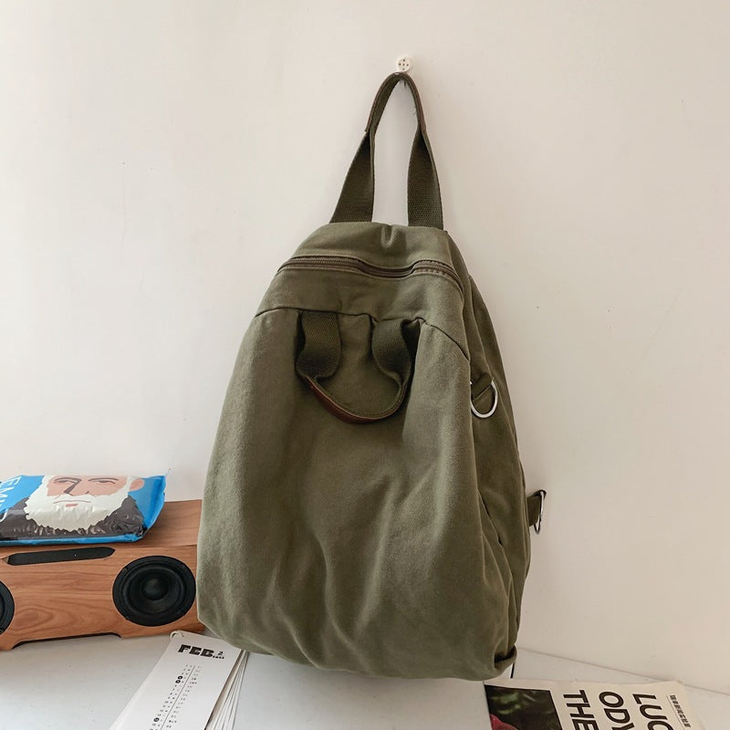 Women's Large Capacity Fashionable Simple College Backpacks