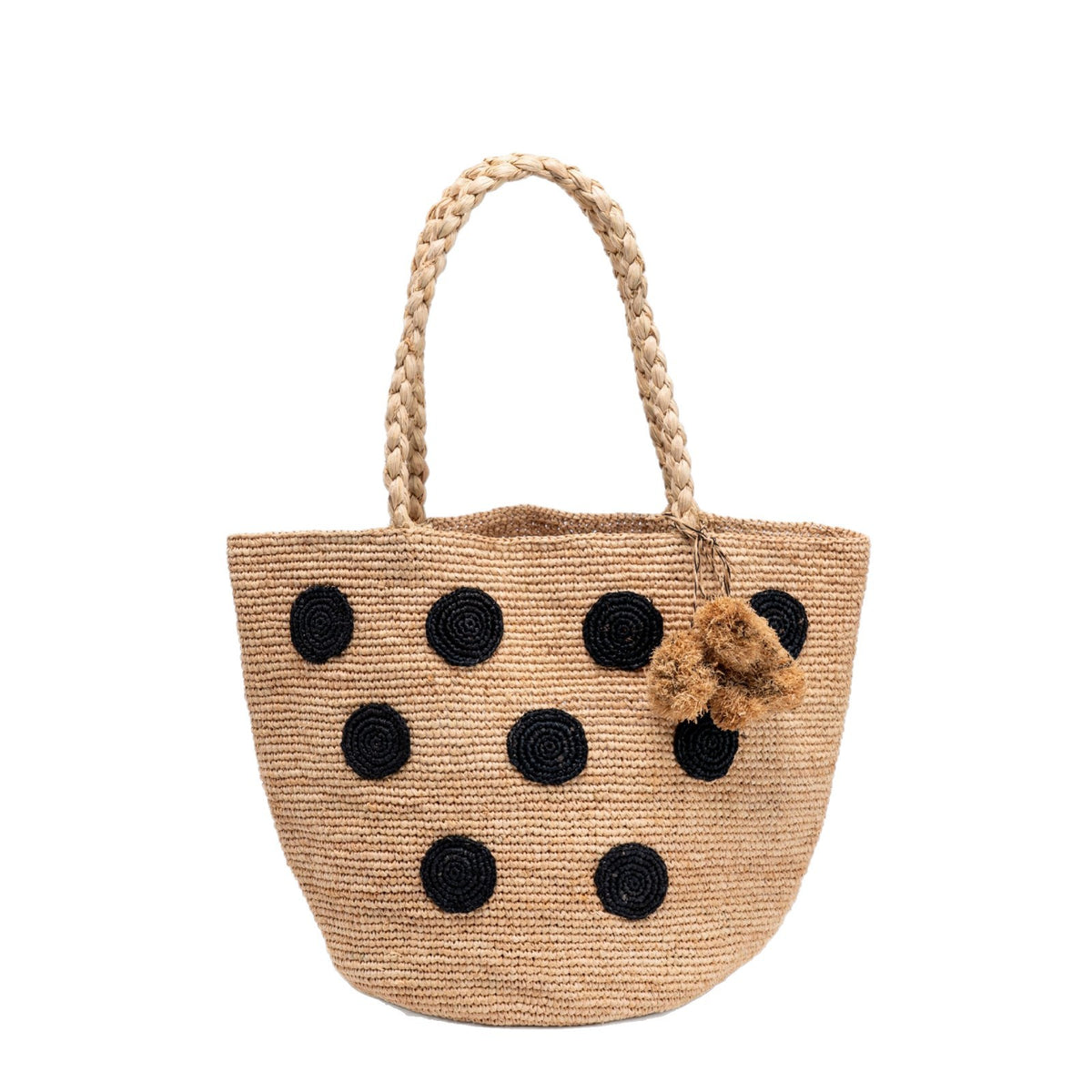 Women's High-grade Raffia Hand-woven Large Capacity Beach Women's Shoulder Bag