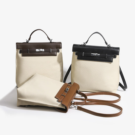Women's Retro Large Capacity Kelly Trendy Fashion Backpacks