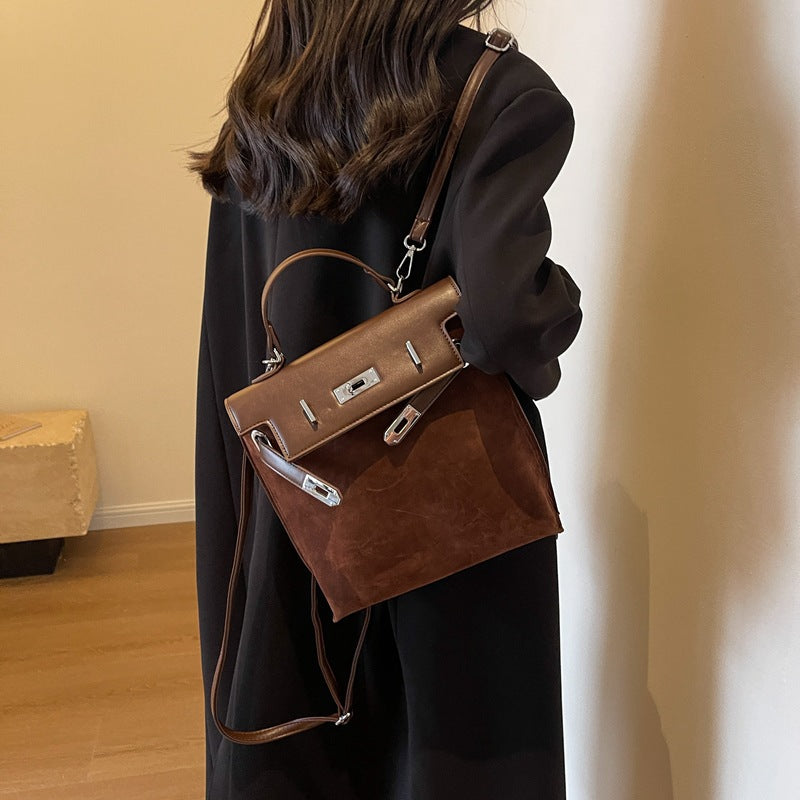 Women's Portable Commuter Fashionable Niche Large Capacity Shoulder Bags
