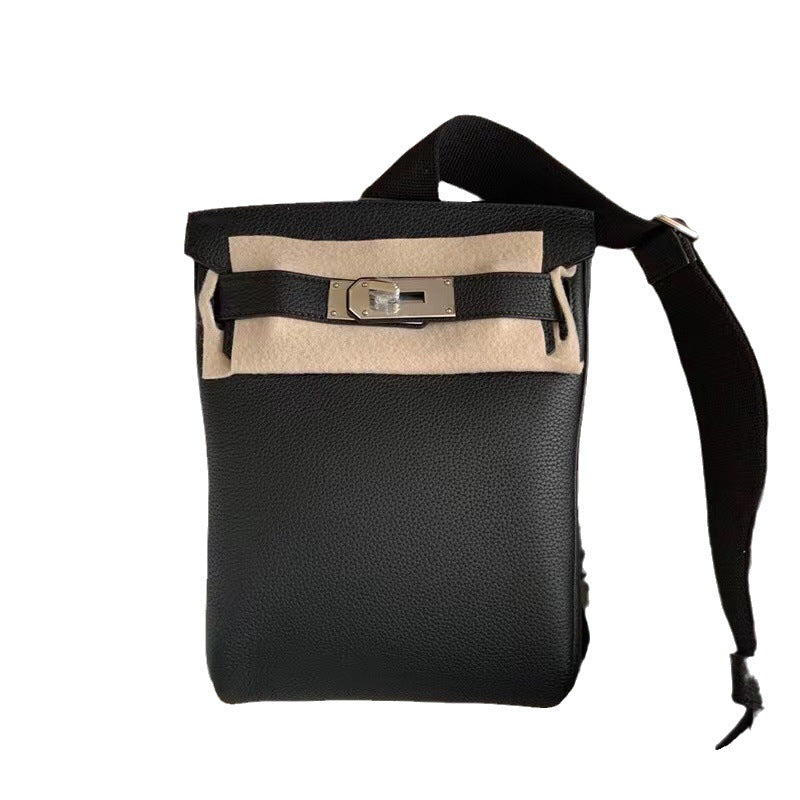 Women's Unisex Genuine Cattlehide Leather Surface Kelly Bags