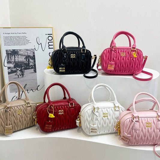 Women's Portable Bowling High-grade Simple Fashion Trendy Shoulder Bags