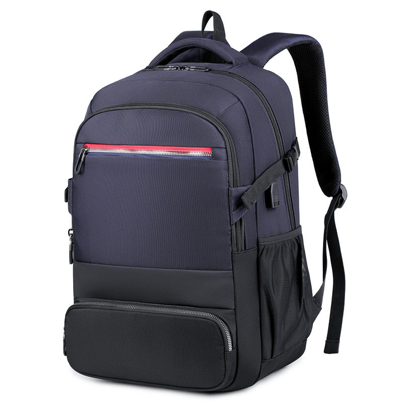 Men's Trendy Business Printed Large Capacity Backpacks