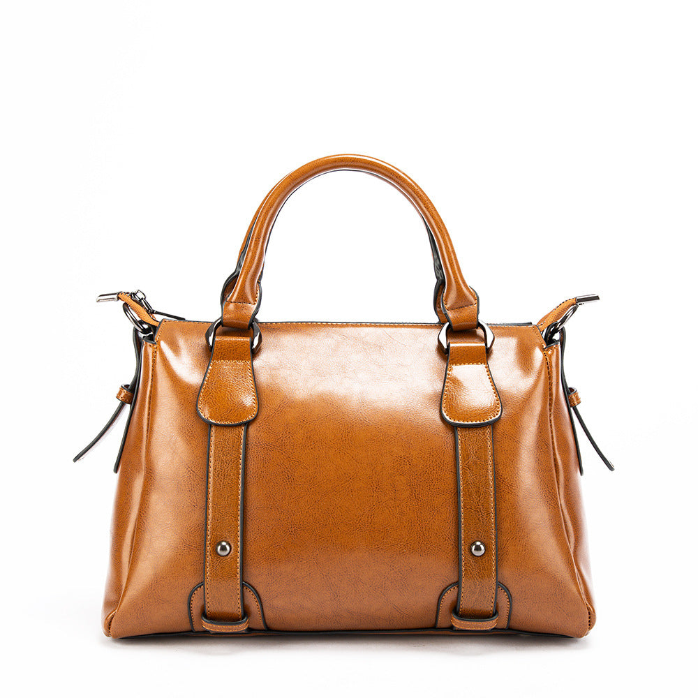 Women's Genuine Leather Retro Fashion Trendy Shoulder Bags