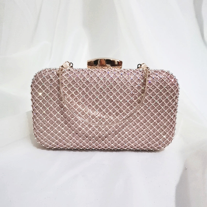 Women's Portable Dinner Leather Banquet Shiny Trendy Bags