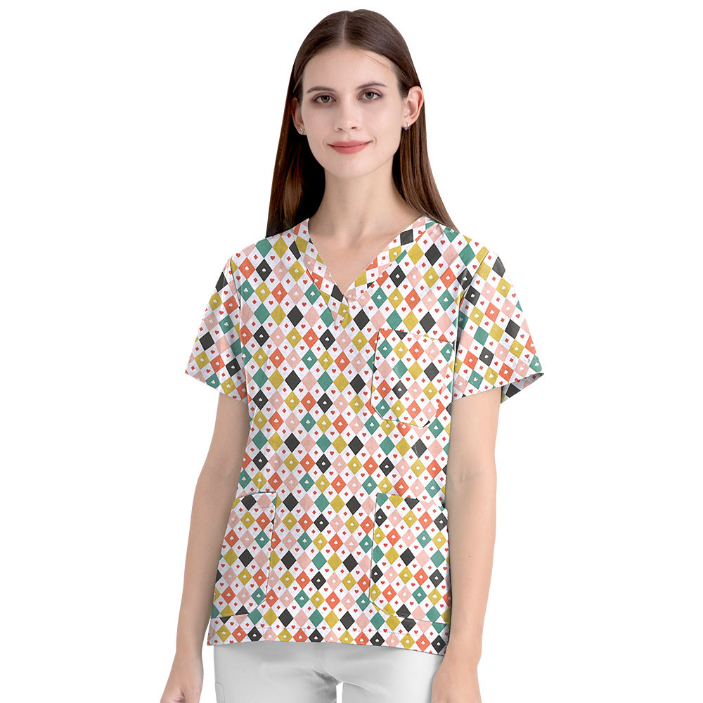Women's & Men's Old Sister-in-law Split Outfit Work Clothes Cloth Uniform