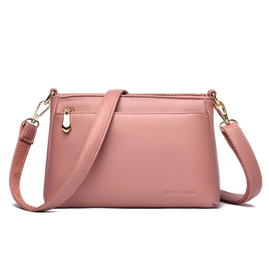 Women's Fashionable Simple Lady Mom Solid Color Bags