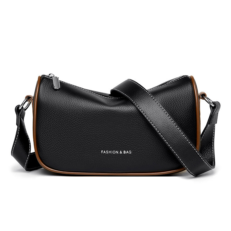 Women's Leather Trendy Fashion Soft Top Layer Shoulder Bags