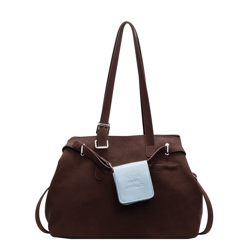 Women's Retro Large Capacity Fashion Korean Style Shoulder Bags