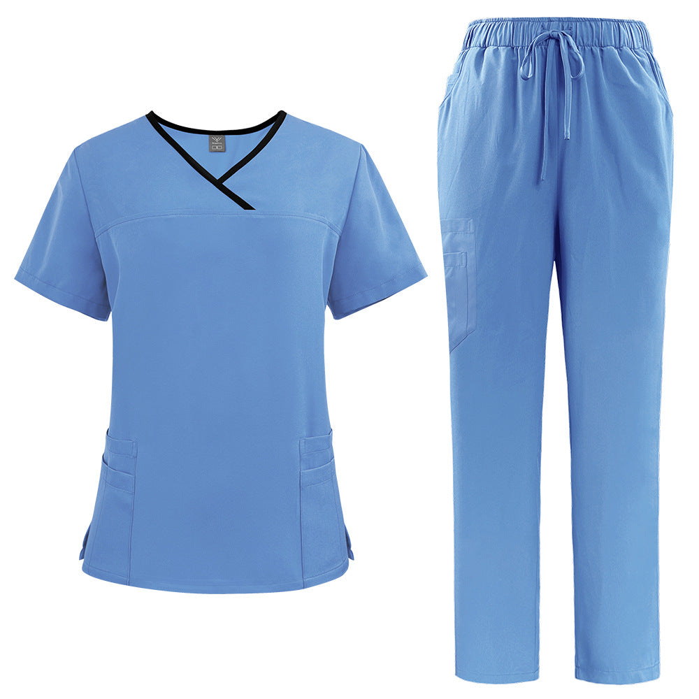 Hand Washing Split Sleeve Female Dental Uniform