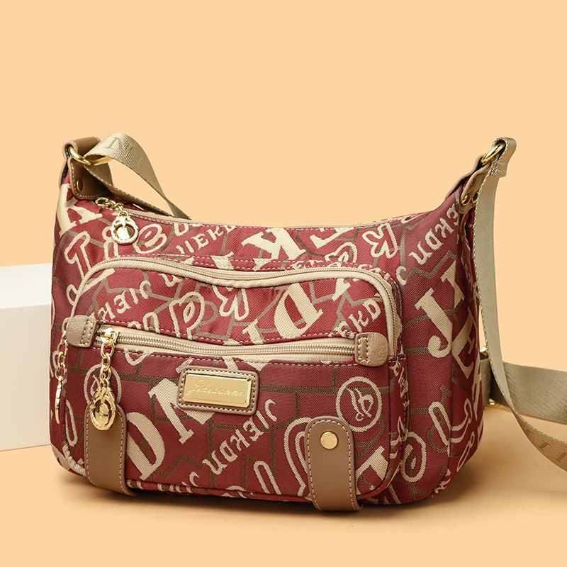 Women's Oxford Cloth Embroidered Mother Fashion Canvas Bags