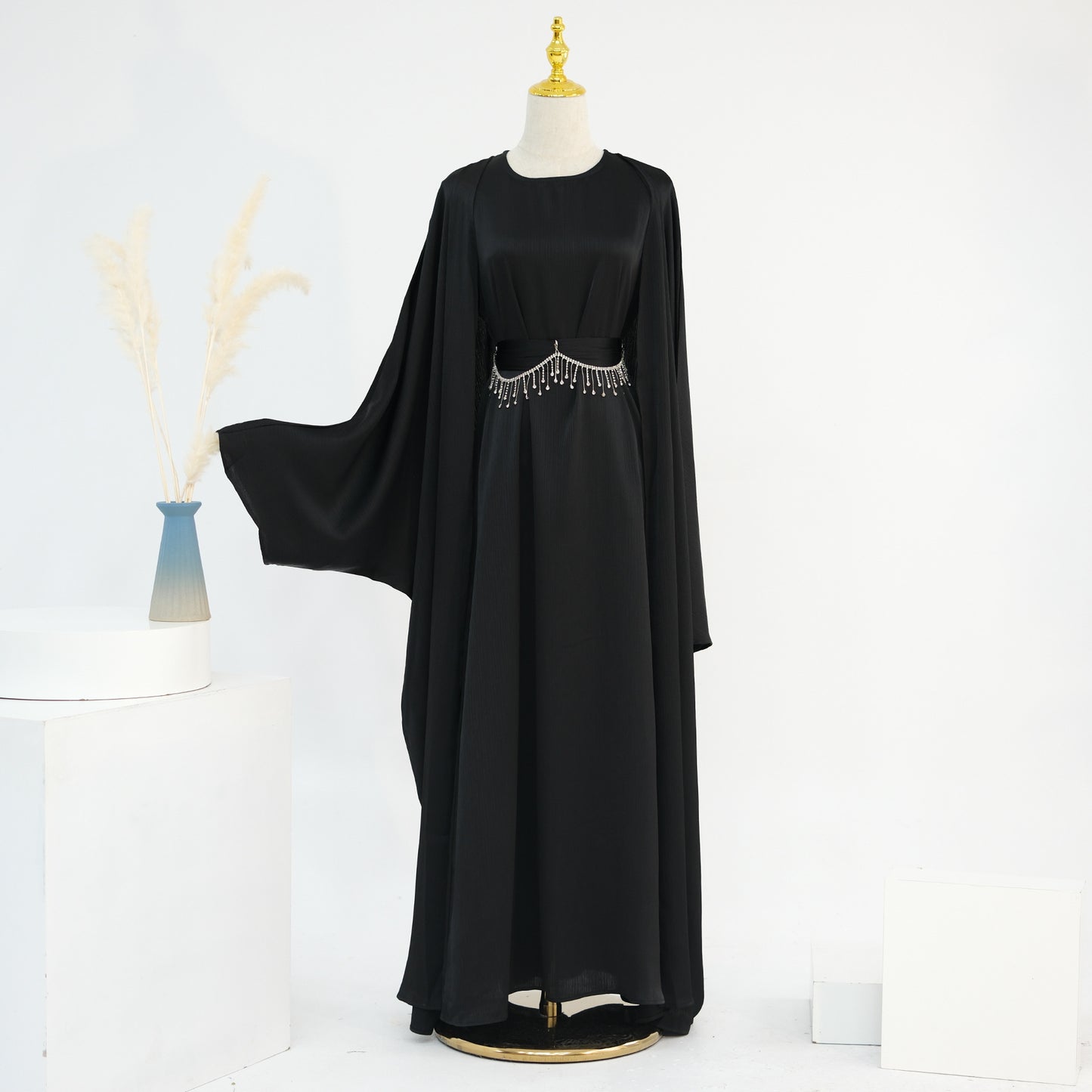 Turkish Elegant Two-piece Set Crystal Chain Suits