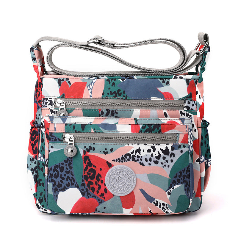 Women's Printed Nylon Canvas Mother Fashion Women's Messenger Bag