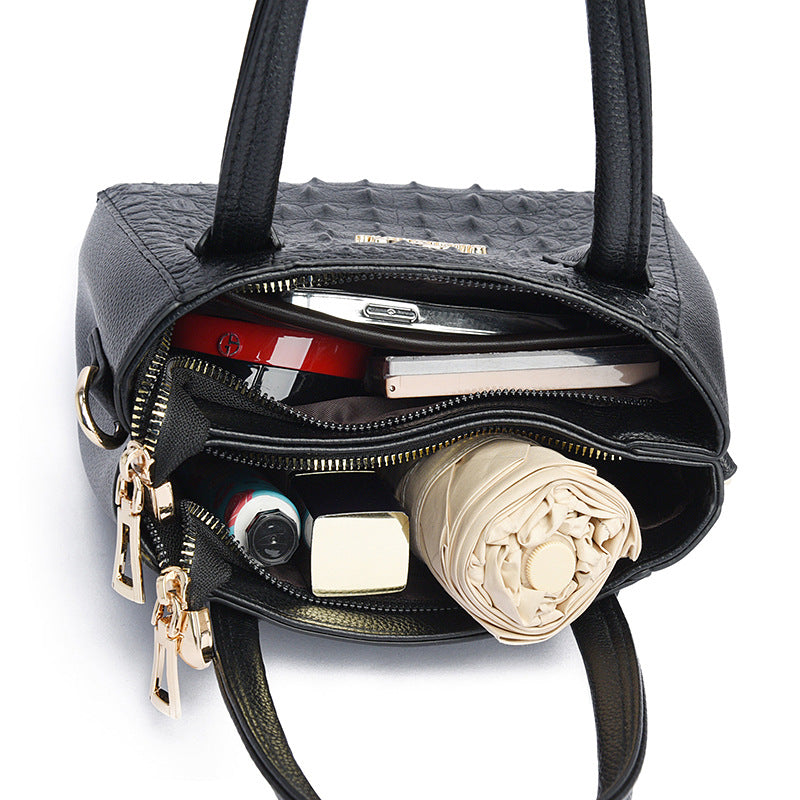 Women's Popular Charming Comfortable Crocodile Pattern Crossbody Bags