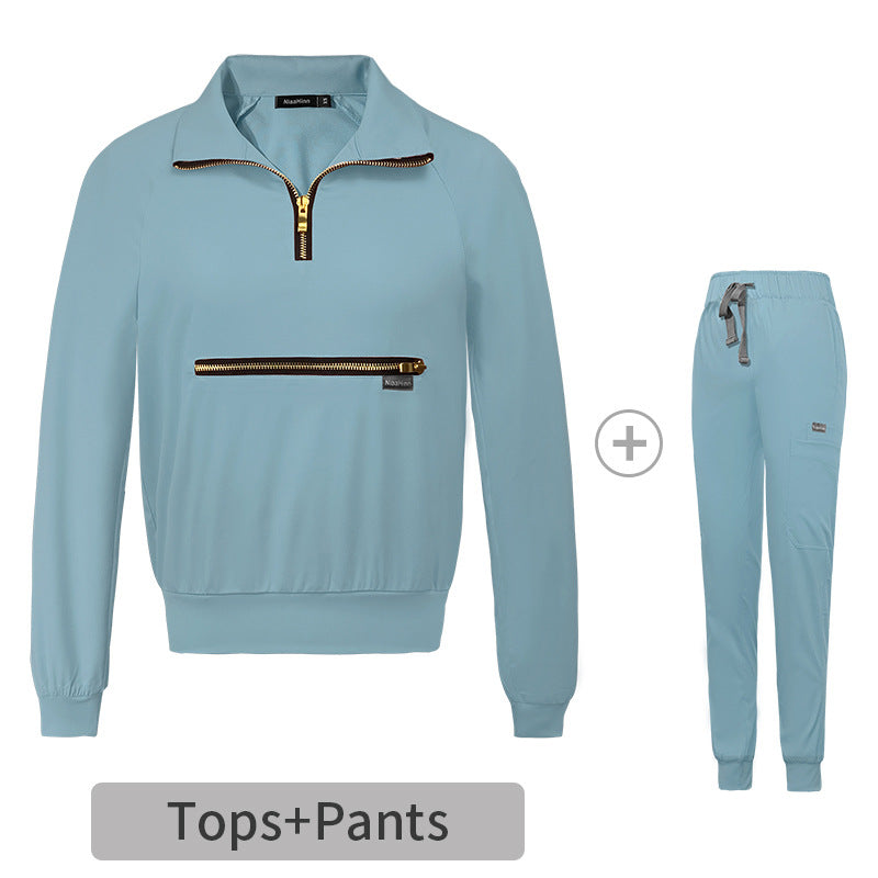 Women's & Men's & Gown Split Hospital Operating Stretch Uniform