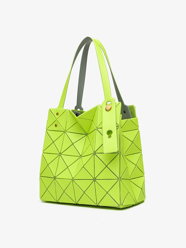 Women's Niche Geometric Diamond Pattern Box Crystal Handbags