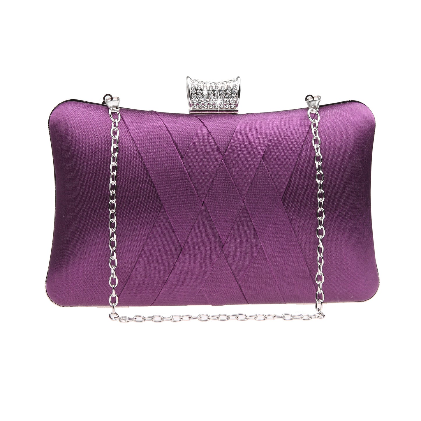 Women's Simple Diamond Clutch Dress Garment Banquet Evening Bags