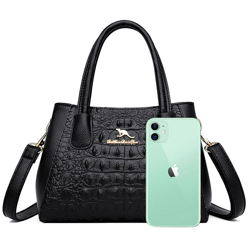 Women's Popular Charming Comfortable Crocodile Pattern Crossbody Bags