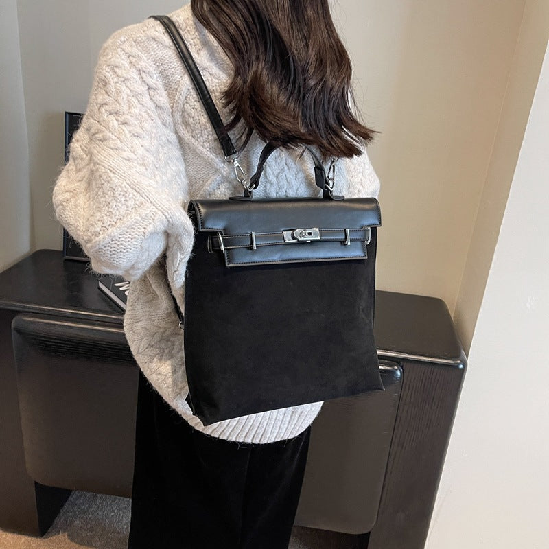 Women's Portable Commuter Fashionable Niche Large Capacity Shoulder Bags