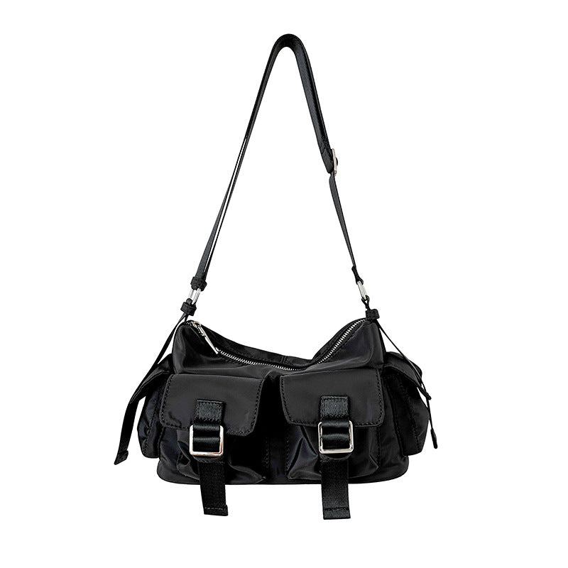 Women's Textured Nylon Cloth Fashionable Large Capacity Crossbody Bags