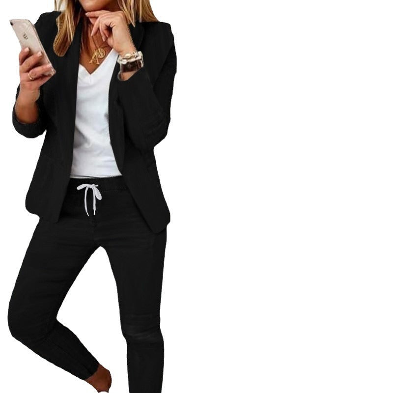 Women's Elegant Casual Fashion Set Small Suits