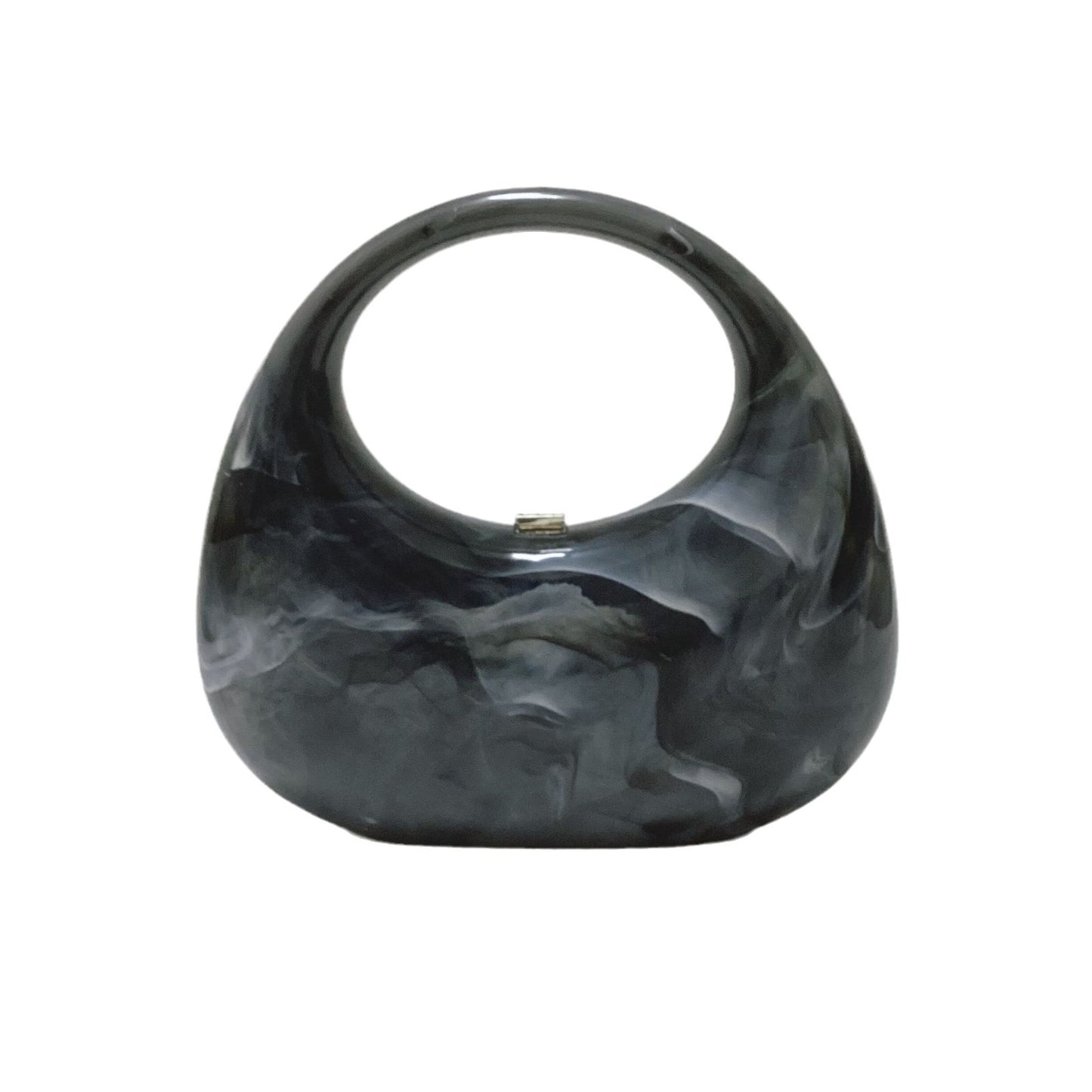 Women's Retro Marble Ice Crack Acrylic Box Handbags