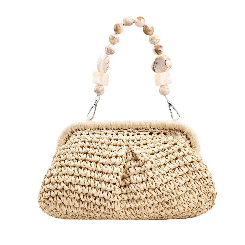 Fashion Summer Woven Shell Vacation Beach Shoulder Bags