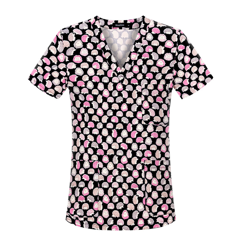 Women's & Men's & Hand Washing Clothes Brush T-shirt Uniform
