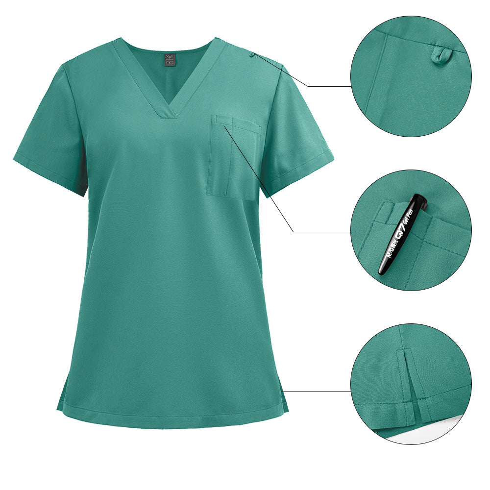 Men's Washing Split Frosted Jogging Oral Clinic Medical Uniform