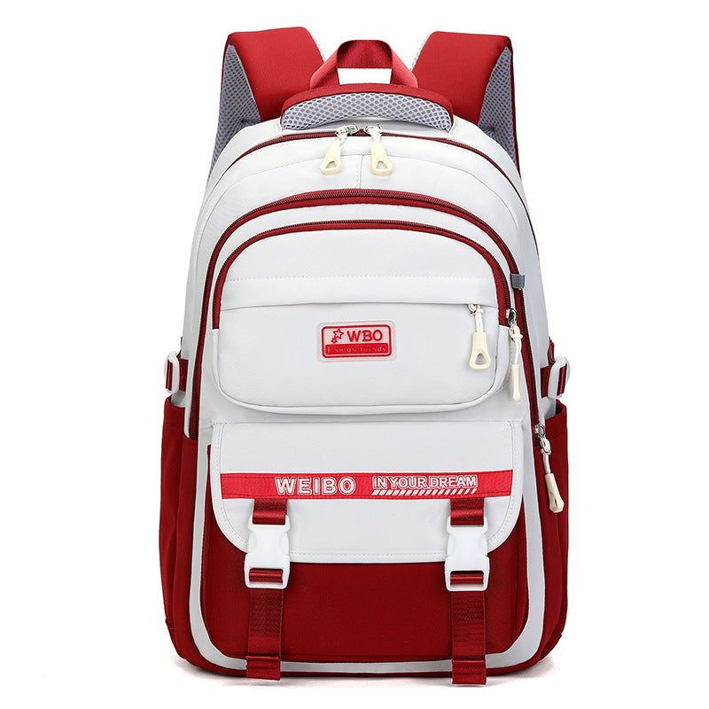 Slouchy Trendy Female Good-looking Large Capacity Middle School Students' Schoolbags