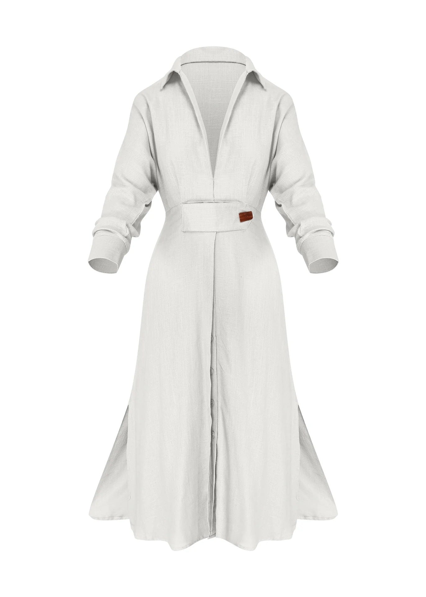 Collar Dress Goddess Temperament Long Sleeve Elegant Slim Dresses