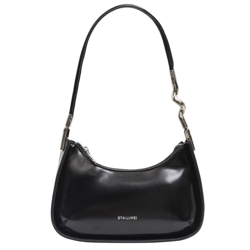 Women's Texture Niche Fashion Western Style Popular Shoulder Bags