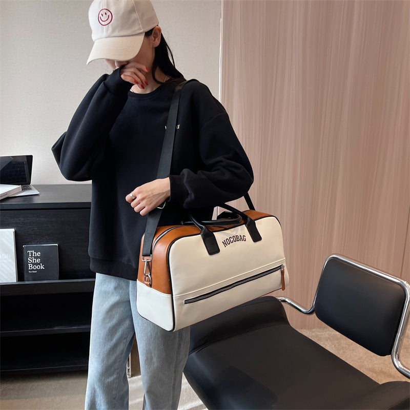 Women's Portable Korean Simple Large Capacity Storage Travel Bags