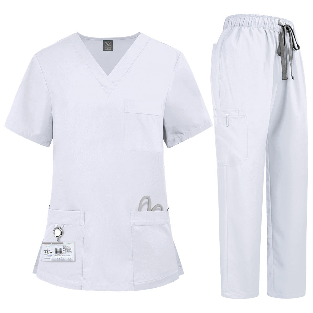 Women's & Men's & Stretch Hand Washing Doctor Two-piece Uniform