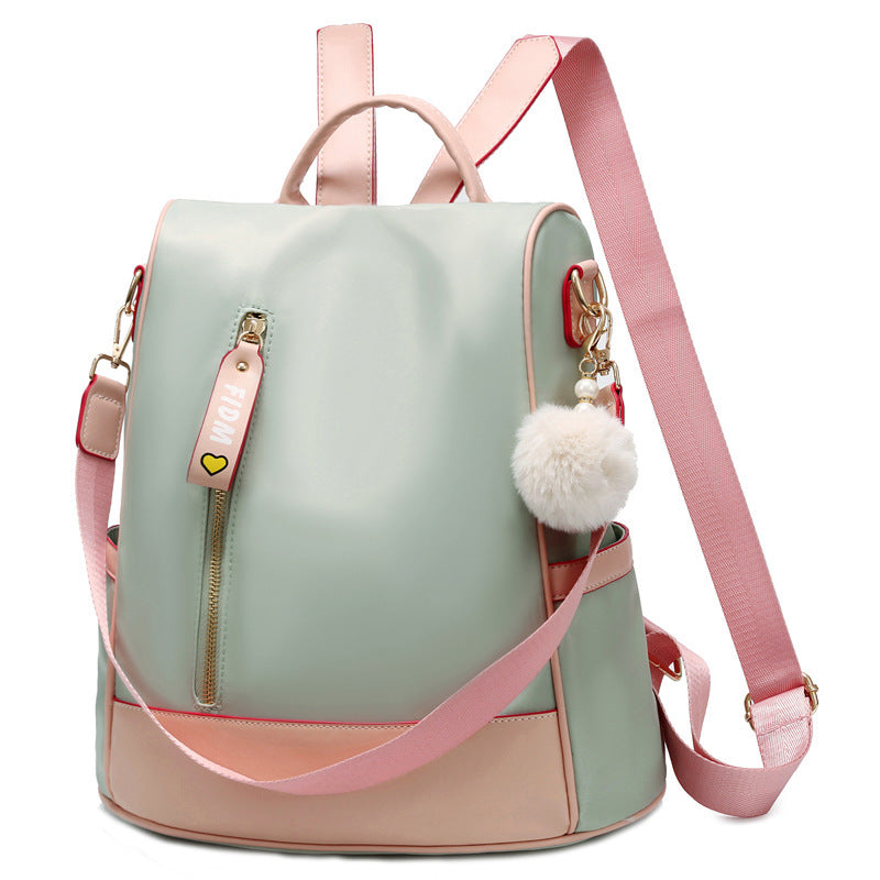 Women's Oxford Cloth Candy Color Large Capacity Backpacks