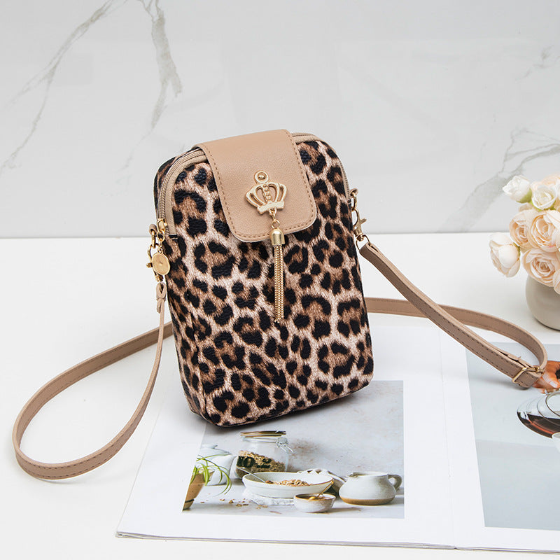 Unique Leopard Print Animal Pattern Fashion Women's Messenger Bag